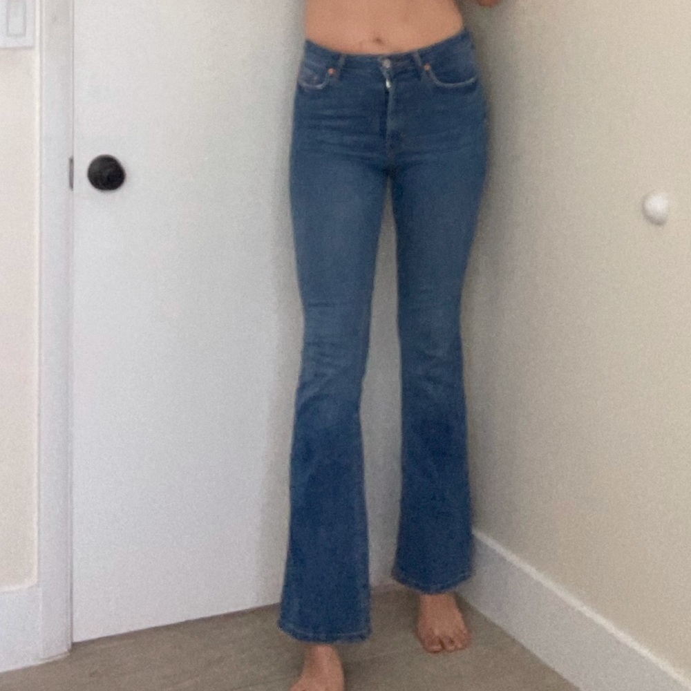 Flared jeans
